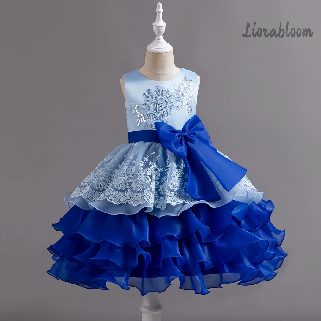 Formal Attire Woman - Платье для девочек с большим бантом,