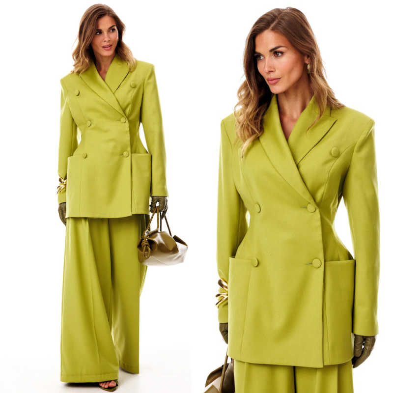Women'S Formal Jackets To Wear With Dresses - Женское платье-блейзер на заказ, из сатина,