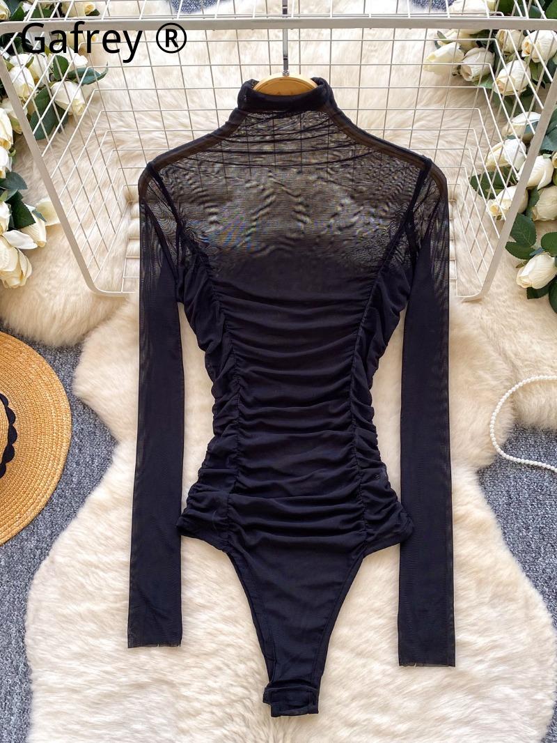 Сексуальный серый сетчатый бод – обзор и цена Turtleneck Bodysuit Office