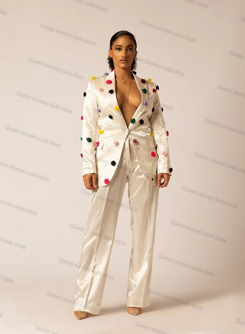 Белый атласный женский костюм  – обзор и цена Women'S Formal Jackets To Wear With Dresses