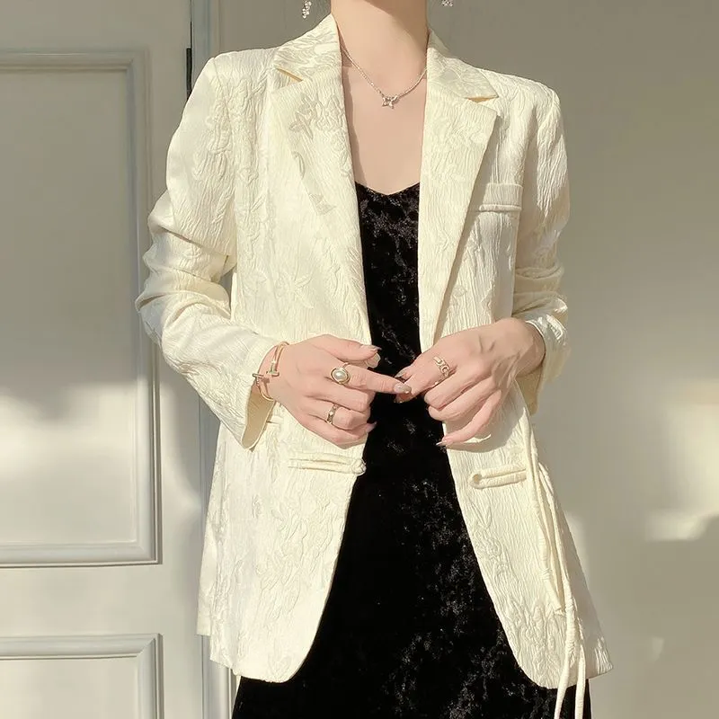 Женский белый текстурированный – обзор и цена Women Formal Wear With Blazer